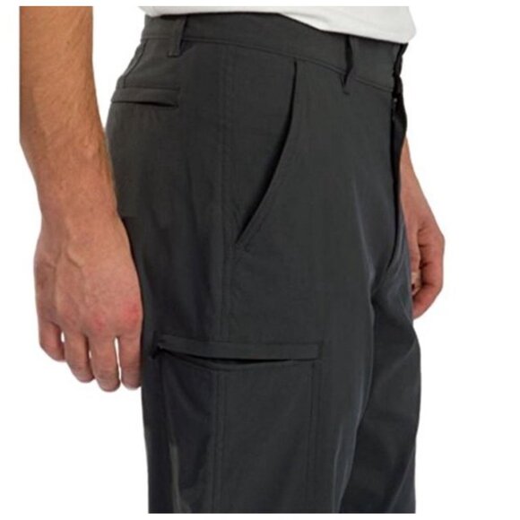 UB Tech Classic Fit 36X32 Gray Nylon Spandex Mens Pants With Zippered Pocket - Picture 15 of 15